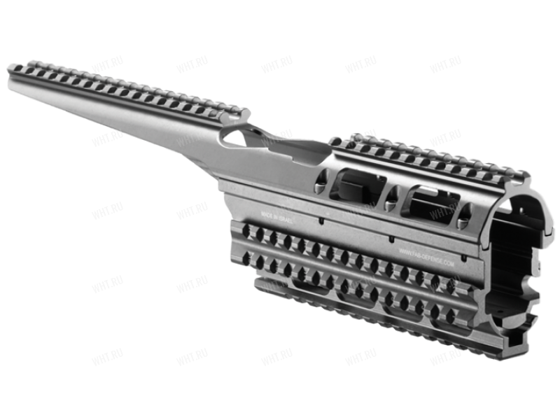 Алюминиевая рельсовая система Picatinny (цевьё) FAB-Defense для AK47/АК74/АК74М/АК100-ой серии/Сайга