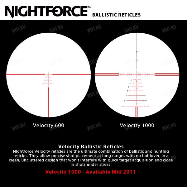 Прицельная марка Nightforce Velocity Ballistic: новые возможности для охотника