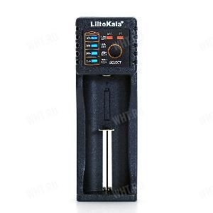 Универсальное зарядное смарт-устройство LiitoKala Lii-100 на 1 аккумулятор, USB вход картинка анонса на сайте WHT.ru