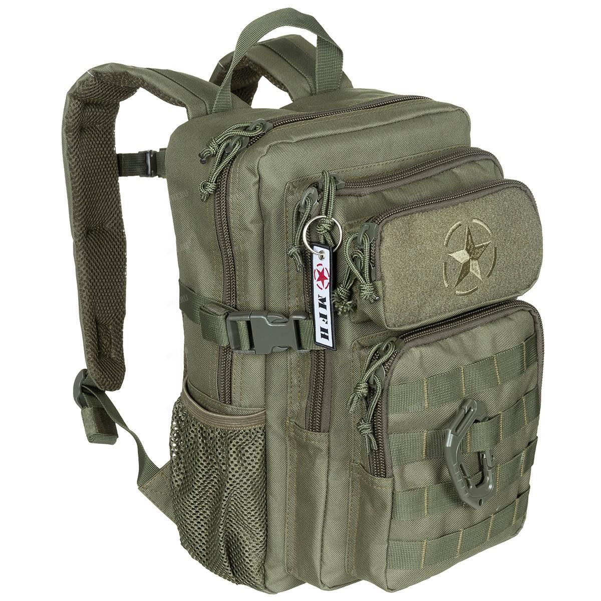 Тактический компактный рюкзак Youngster (15 литров), цвет OD green купить в интернет-магазине wht.ru