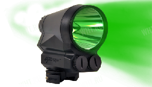 Светодиодный прожектор LightForce Predator 9-X для крепления на оружие, цвет излучения зеленый картинка анонса на сайте WHT.ru