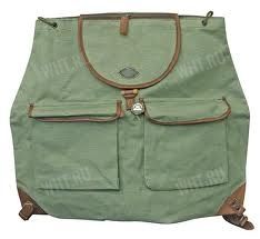 Охотничий рюкзак "Rasant" от Akah зелёного цвета с кожаными лямками и двумя внешними кармана купить в интернет-магазине wht.ru