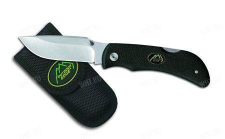 Складной нож OUTDOOR EDGE Grip-lite, чёрная рукоятка из кратона, cталь AUS-8