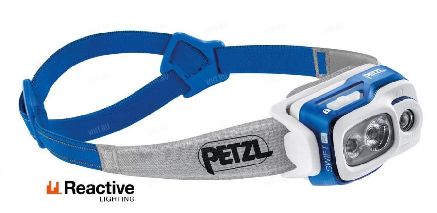 Налобный фонарь Petzl SWIFT, REACTIVE LIGHTING, синий, 900 Лм