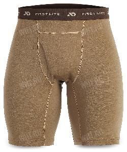 @Шорты-трусы длинные FIRST LITE Kiln Long Boxer Brief, расцветка Dry Earth картинка анонса на сайте WHT.ru