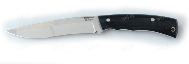 Нож "Секач", сталь D2, рукоять микарта (цвет-темно-синий)