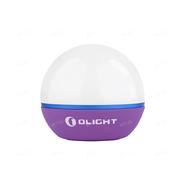 Портативный кемпинговый фонарь Olight Bulb Purple, 55 Лм, 4 режима, встроенный аккумулятор
