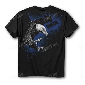 Футболка мужская BUCK WEAR NRA Eagle Elements, цвет черно-синий картинка анонса на сайте WHT.ru