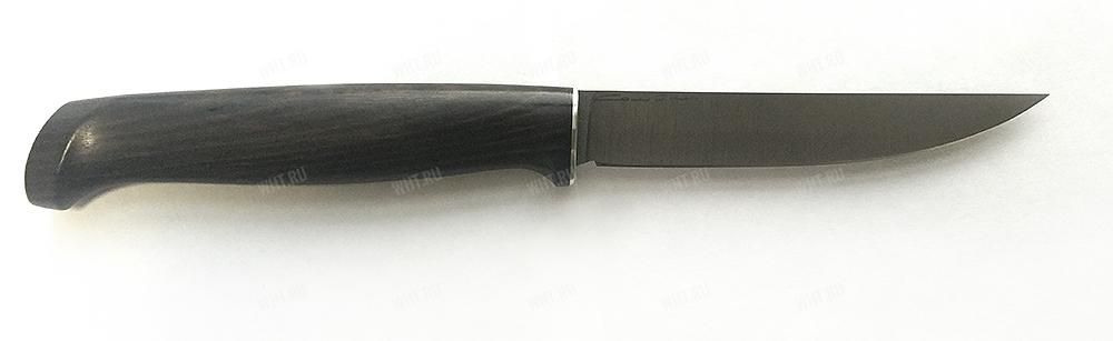 Нож "Кухонный #12" сталь M390, рукоять блэквуд, серебро