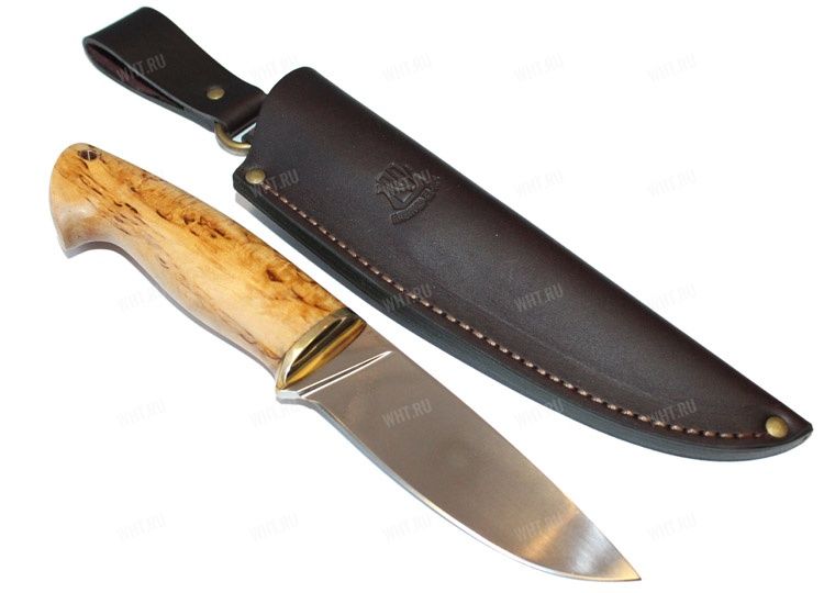 Нож "Луч", рукоять карельская береза, сталь К340