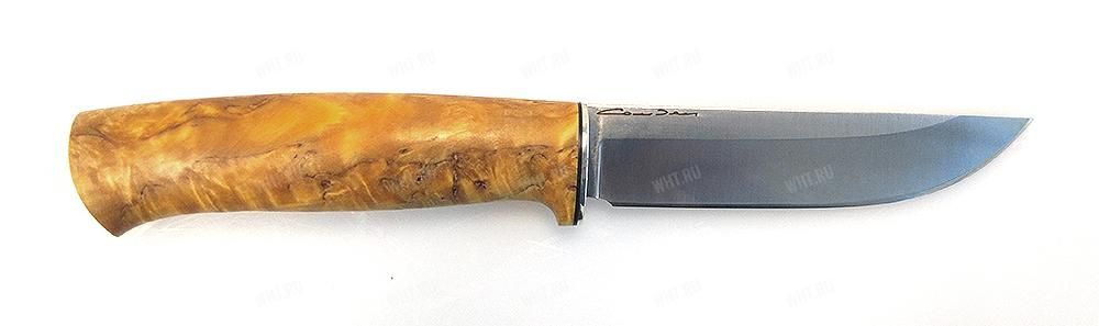 Нож "Барбус", клинок Х12Ф1, рукоять карельская береза, исполнение №3