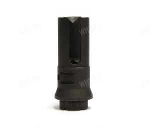 Пламегаситель QD SILENCER.SYSTEMS, трёхщелевой "Камертон" 7,62 мм, резьба M14x1LH картинка анонса на сайте WHT.ru