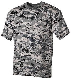 Футболка тактическая MFH T-Shirt, камуфляж - Digital Urban картинка анонса на сайте WHT.ru