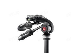 Фотоголова Manfrotto 290 трехосевая с компактными складными рукоятками картинка анонса на сайте WHT.ru