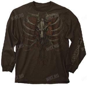 Толстовка BUCK WEAR Skull Cage, цвет коричневый картинка анонса на сайте WHT.ru