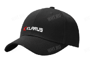 Бейсболка KLARUS с логотипом, черная картинка анонса на сайте WHT.ru