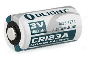 Литиевая батарея Olight CR123A, 1600 мА/ч, 3.0V картинка анонса на сайте WHT.ru