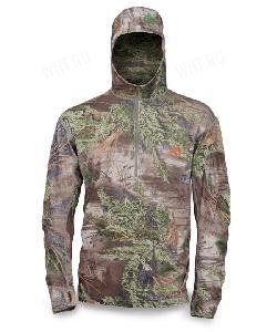 Свитер с капюшоном FIRST LITE Chama Hoodie, 1/2 ZIP, камуфляж Realtree MAX-1 картинка анонса на сайте WHT.ru