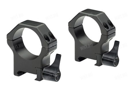 Быстросъемные стальные кольца Contessa на базу Picatinny | Weaver, ø30 мм, BH=12 мм