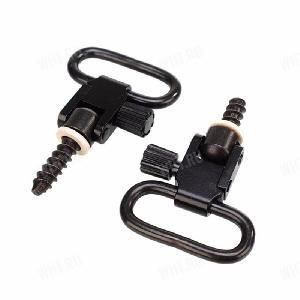 Комплект б/c антабок Uncle Mike's QD® Super Swivels для болтовых карабинов, ширина 31,7 мм, с креплениями картинка анонса на сайте WHT.ru