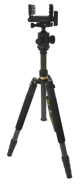 Штатив для стрельбы Carbon RifleSpec DUO (+ монопод) с платформой-зажимом (1,7 м) картинка анонса на сайте WHT.ru