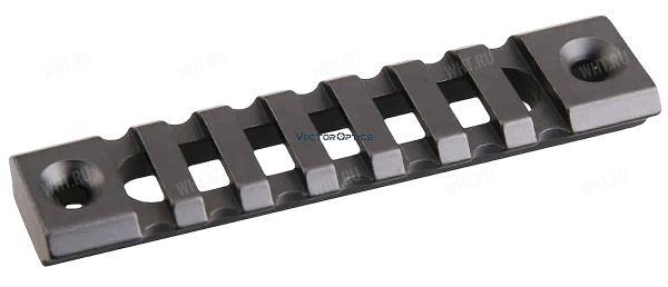 База Picatinny VECTOR Optics (7 слотов) для установки на интерфейс KeyMod картинка анонса на сайте WHT.ru