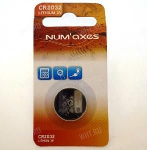 Литиевая батарея CR2032, 3.0V, Num'Axes картинка анонса на сайте WHT.ru