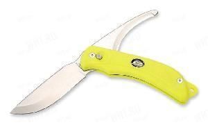 Нож EKA SwingBlade G3, цвет жёлтый, сталь SANDVIK