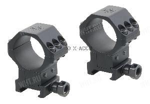 Кольца, регулируемые по высоте, VECTOR X-Accu на базу Picatinny, ø30 мм (6 винтов), BH=17...23 мм картинка анонса на сайте WHT.ru