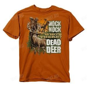 Футболка детская/подростковая BUCK WEAR Nock Nock картинка анонса на сайте WHT.ru