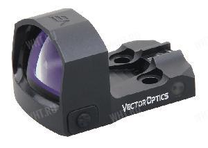 Коллиматорный прицел VECTOR Optics FRENZY-S 1x17x24 (MAG) MIC, 5 MOA Dot Green (без кронштейна)  картинка анонса на сайте WHT.ru