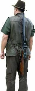 Кожаный сдвоенный оружейный разгрузочный ремень-подвес для горных охот, Zubichek картинка анонса на сайте WHT.ru