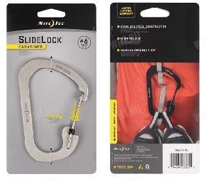 Карабин с блокировкой  Nite Ize Slade Lock, 6 размер, стальной картинка анонса на сайте WHT.ru