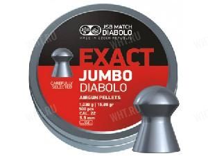 Пули JSB Exact Jumbo Diabolo 5,5 мм 1,030 г (500 шт.) картинка анонса на сайте WHT.ru