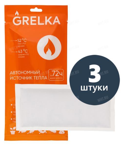 Грелка одноразовая транспортировочная термохимическая 60°/72 часа, 3 шт. (20х9,5 см) картинка анонса на сайте WHT.ru