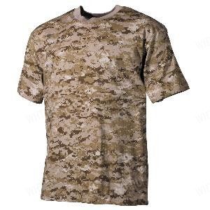 Футболка тактическая MFH T-Shirt, камуфляж - Digital Desert картинка анонса на сайте WHT.ru