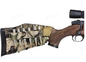 Наприкладный неопреновый патронташ для 6 винтовочных патронов, цвет Mossy Oak Break Up, Allen картинка анонса на сайте WHT.ru