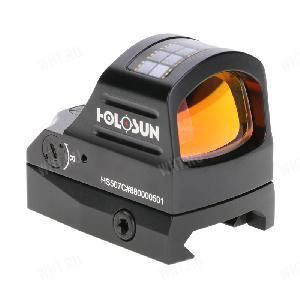 Коллиматорный прицел Holosun Reflex Sight HS507C, солнечная батарея, 2/32 MOA, Picatinny