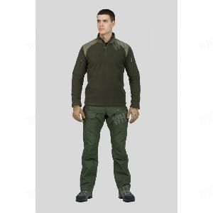 Флисовый пуловер Giena Tactics CANADA SZ (короткий), цвет - Olive (олива) картинка анонса на сайте WHT.ru