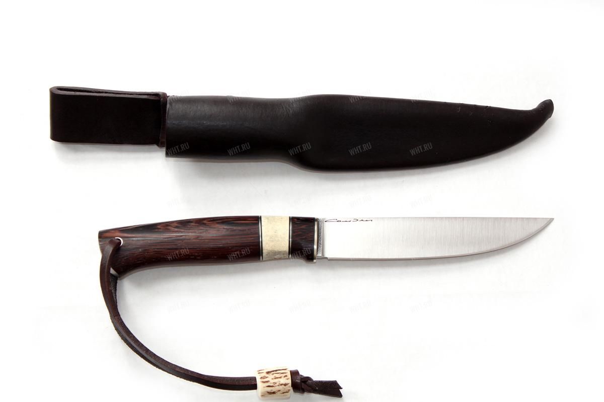 Нож "Лиман", рукоять - венге, рог оленя ,"скрим-шоу", клинок - N690