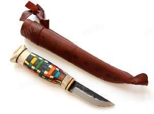 Лапландский охотничий нож Wood Jewel (наборная рукоятка с цветными элементами) картинка анонса на сайте WHT.ru