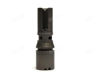 Пламегаситель QD SILENCER.SYSTEMS, трёхщелевой "Камертон" .223Rem/5,45 мм, резьба M24x1,5 картинка анонса на сайте WHT.ru
