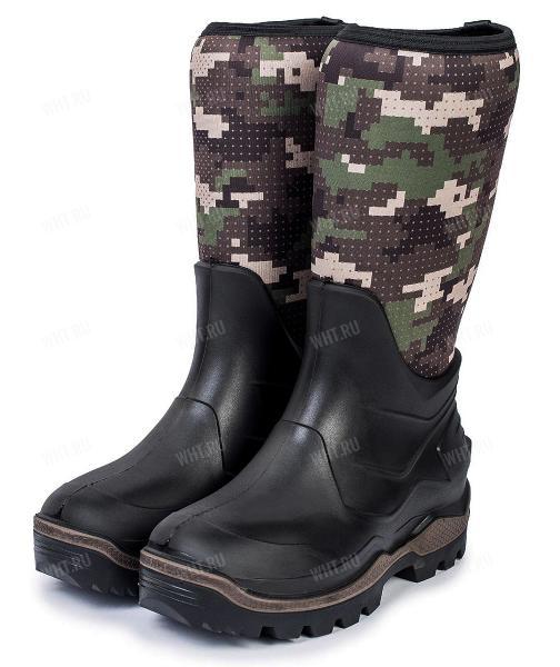 Сапоги Harweld maxi Scout, камуфляж Тетрис картинка анонса на сайте WHT.ru