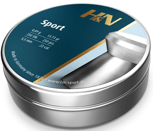 Пули H&N Sport 5,5 мм (.22) 0,89 г (400 шт.) картинка анонса на сайте WHT.ru