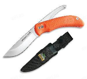 Нож OUTDOOR EDGE SWINGBLADE®, оранжевая рукоять, упаковка - блистер картинка анонса на сайте WHT.ru
