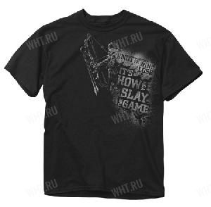 Футболка мужская BUCK WEAR Slay the Game Bow, цвет черный картинка анонса на сайте WHT.ru