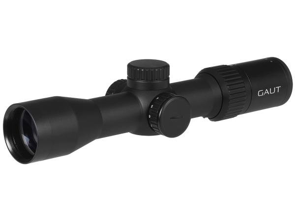 Оптический прицел Gaut Amber 2-8x36, SFP, марка 27 (Mil-Dot), 30мм, 1/2 МОА картинка анонса на сайте WHT.ru