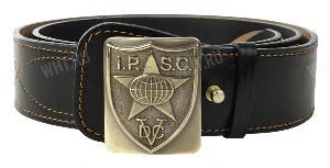 Ремень брючный с символикой IPSC (черный) 1 рост (пояс 80-100 см) картинка анонса на сайте WHT.ru