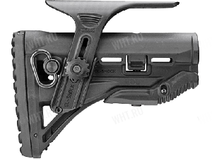 Амортизирующий приклад для AR15/M16/АК с упором для щеки GL-SHOCK CP, без трубки FAB-Defense (олива) картинка анонса на сайте WHT.ru