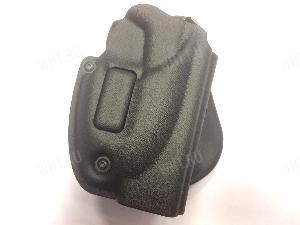 Кобура для Glock 17 поясная пластиковая быстросъёмная с механизмом фиксации (№31) картинка анонса на сайте WHT.ru